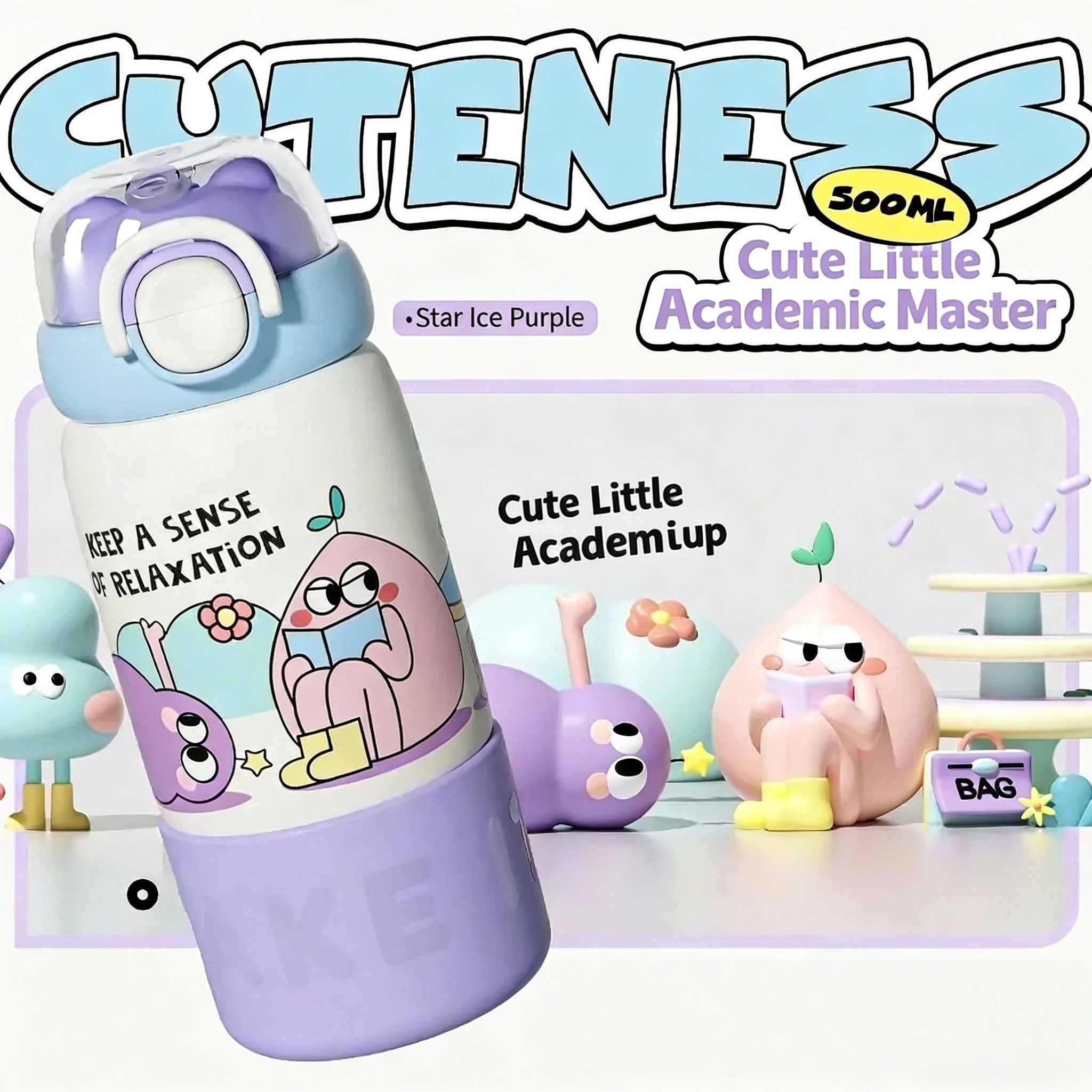 Insulated Tumbler – Vacuum Insulated Water Bottle for Kids & Travel