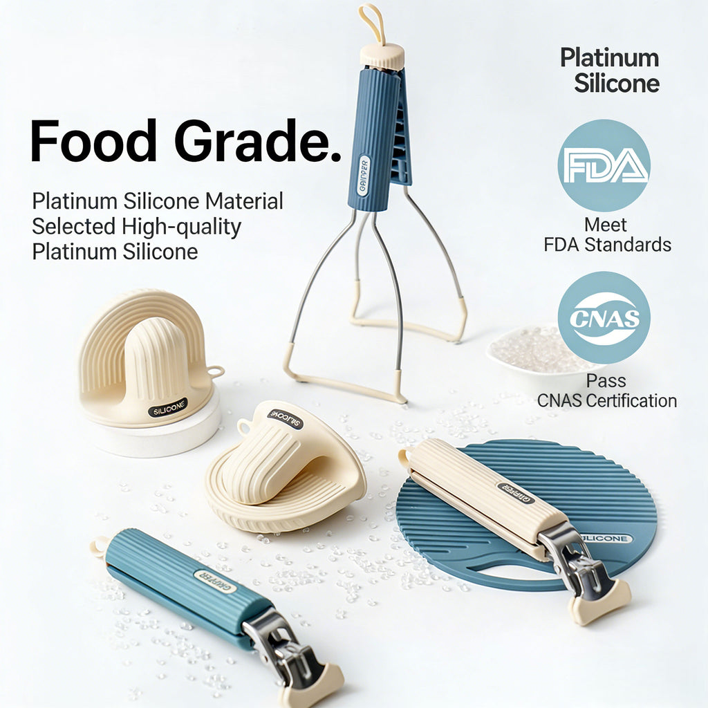 Silicone Anti-Scald Bowl and Plate Holder-Platinum Silicone MaterialSelected High-qualityPlatinum Silicone