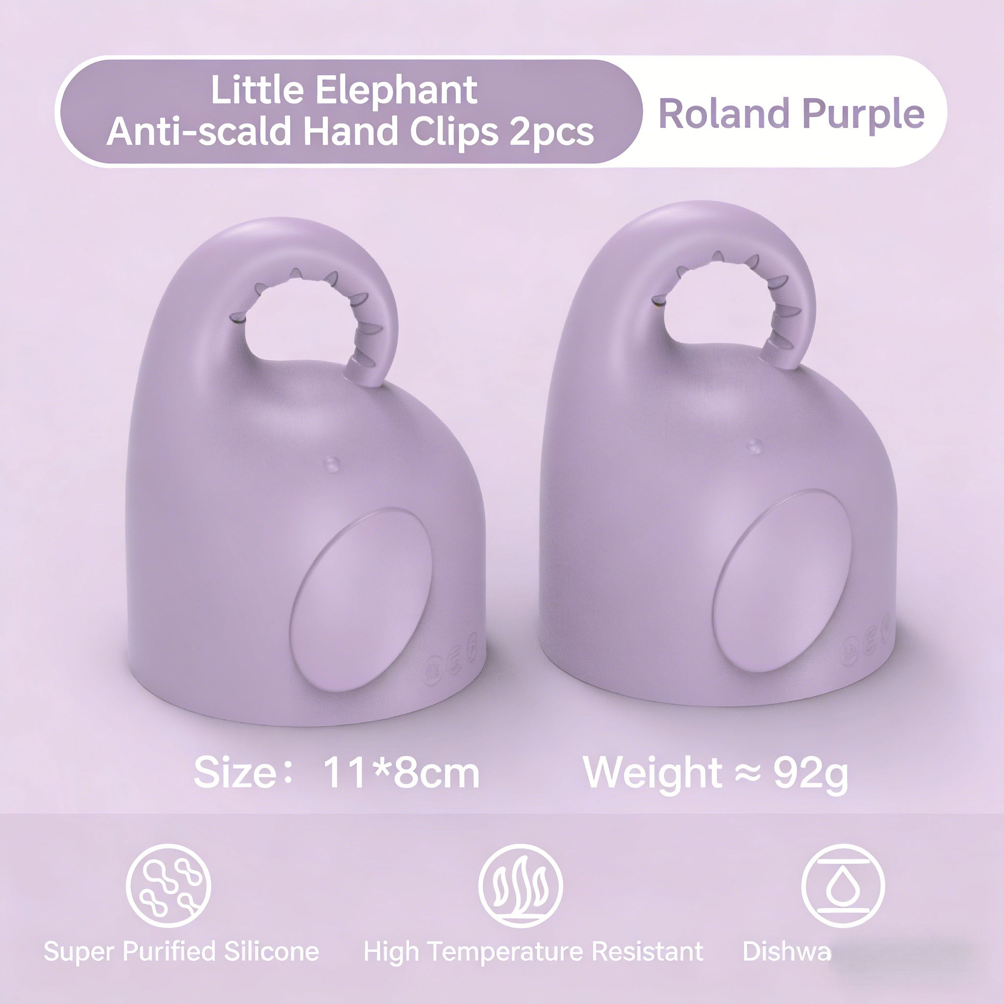 Silicone Heat Resistant Gloves –Roland Purple