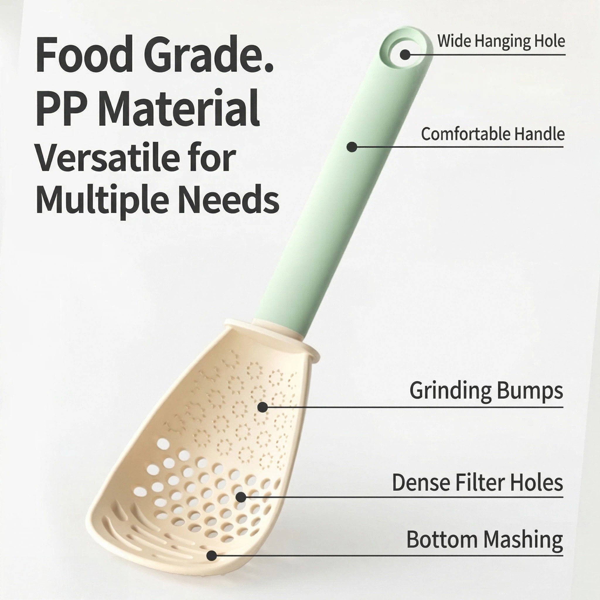 Multifunctional Cooking Spoon - Food-Grade Kitchen Tool