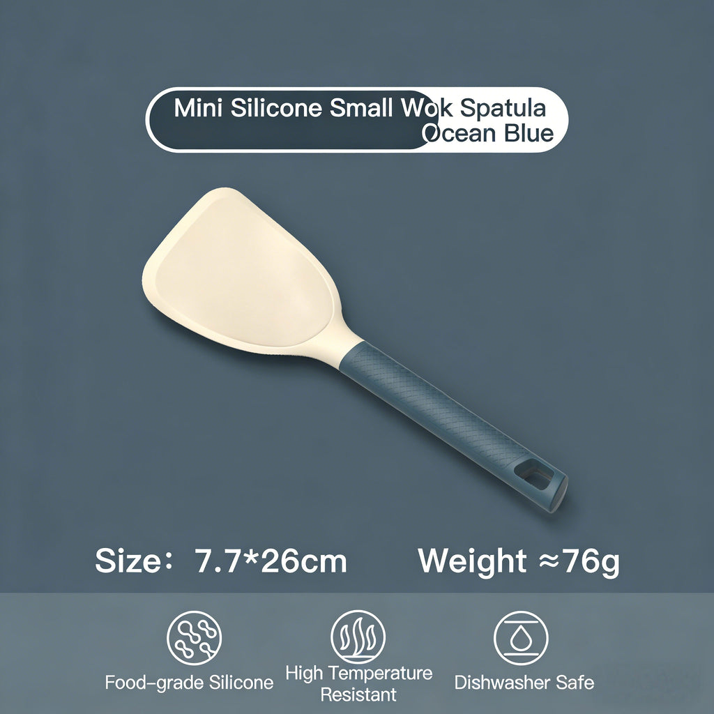 Silicone Wok Spatula -Ocean Blue
