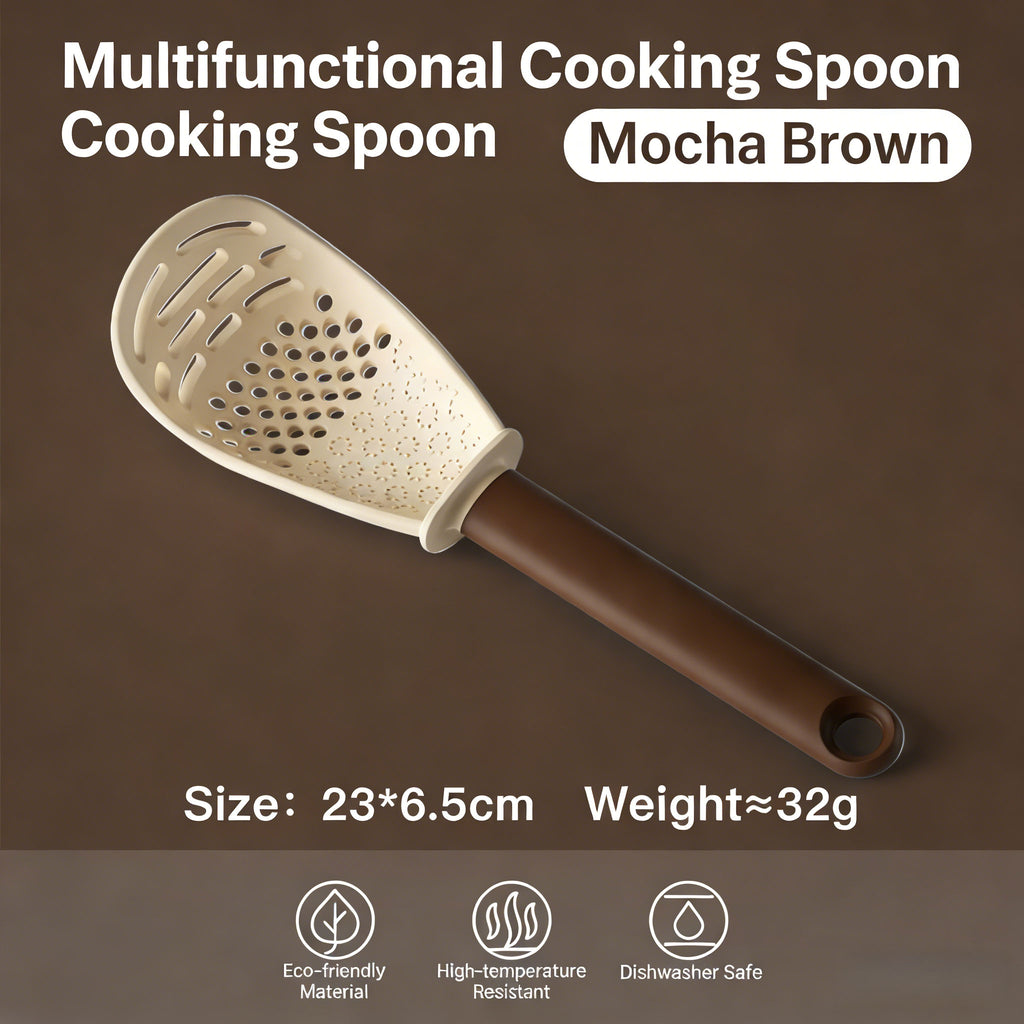 Multifunctional cooking spoon