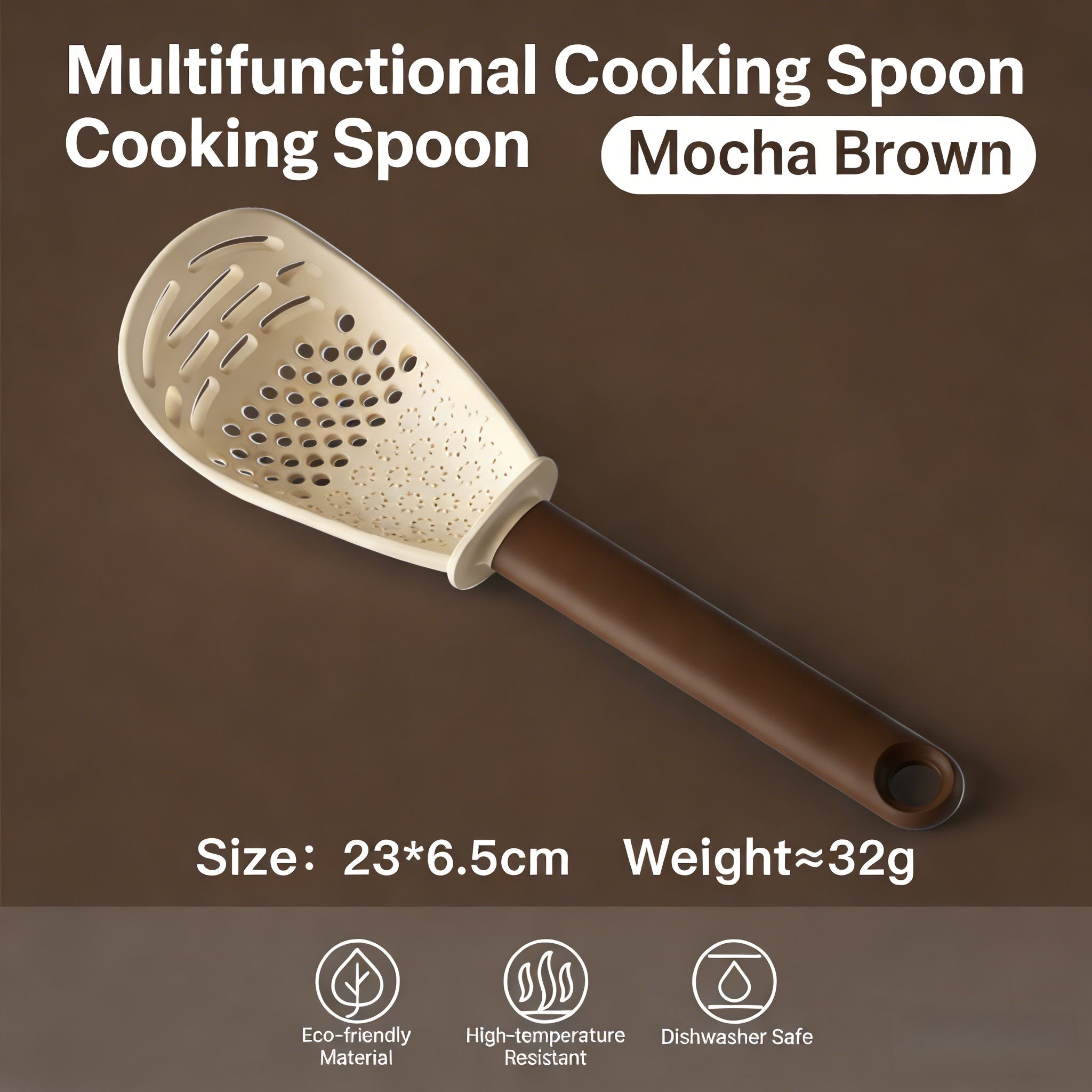 Multifunctional cooking spoon