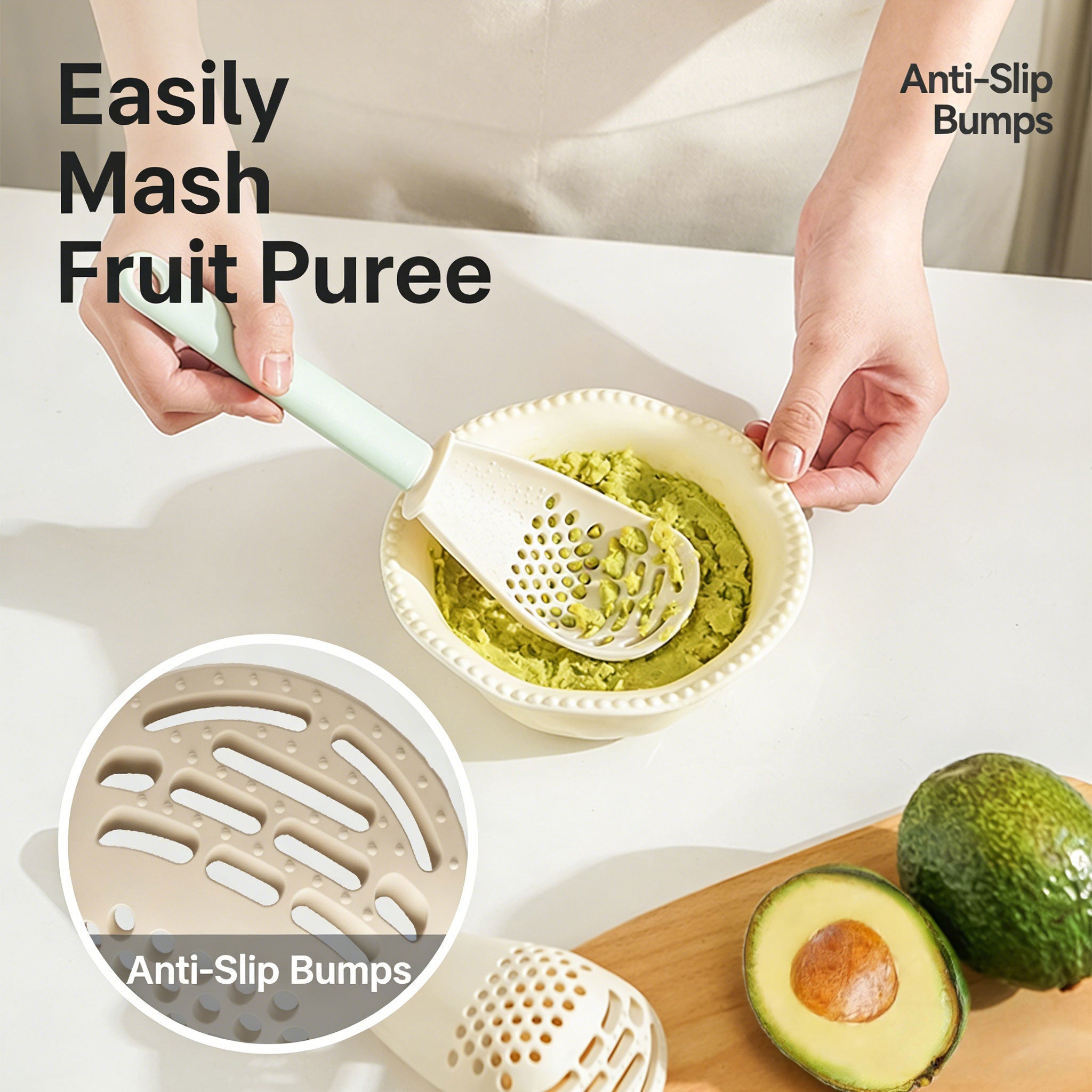 Multifunctional Cooking Spoon -EasilyMash Fruit Puree