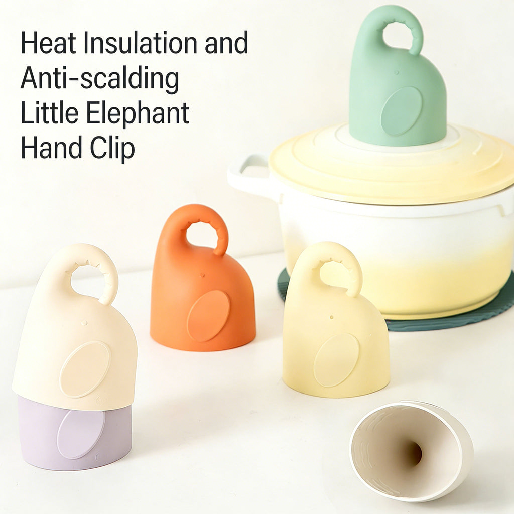 Silicone Heat Resistant Gloves – Heat Insulation andAnti-scaldingLittle ElephantHand Clip
