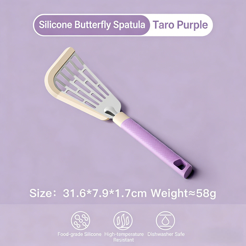 Silicone Butterfly Spatula-Color Taro Purple