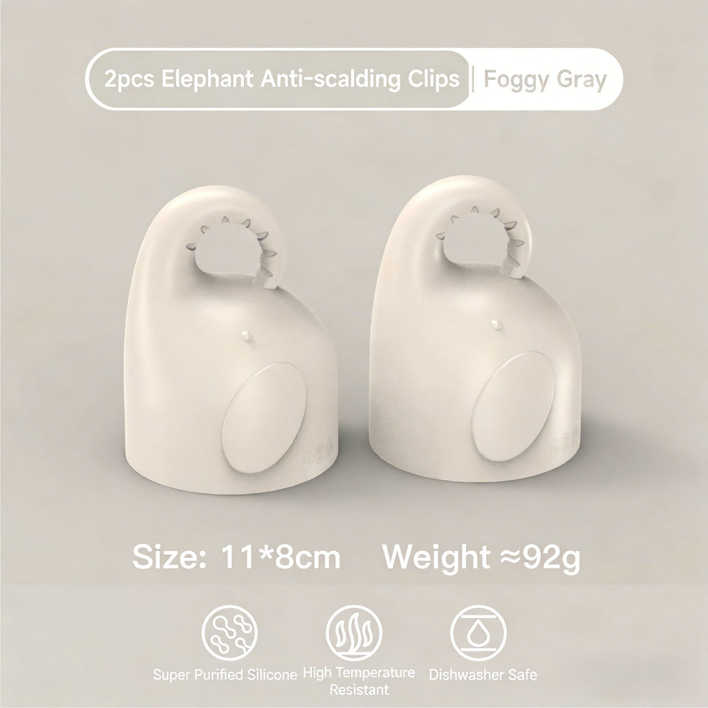 Silicone Heat Resistant Gloves –Foggy Gray