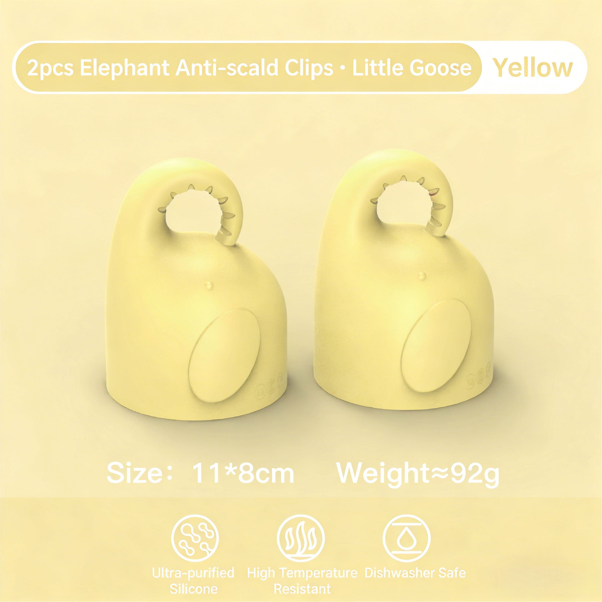 Silicone Heat Resistant Gloves –Yellow