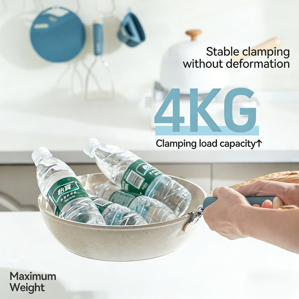 Silicone Anti-Scald Bowl and Plate Holder-Stable clamping without deformation