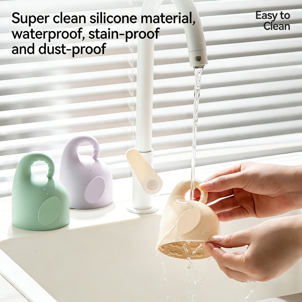 Silicone Heat Resistant Gloves –Super clean silicone material,waterproof, stain-proofand dust-proof