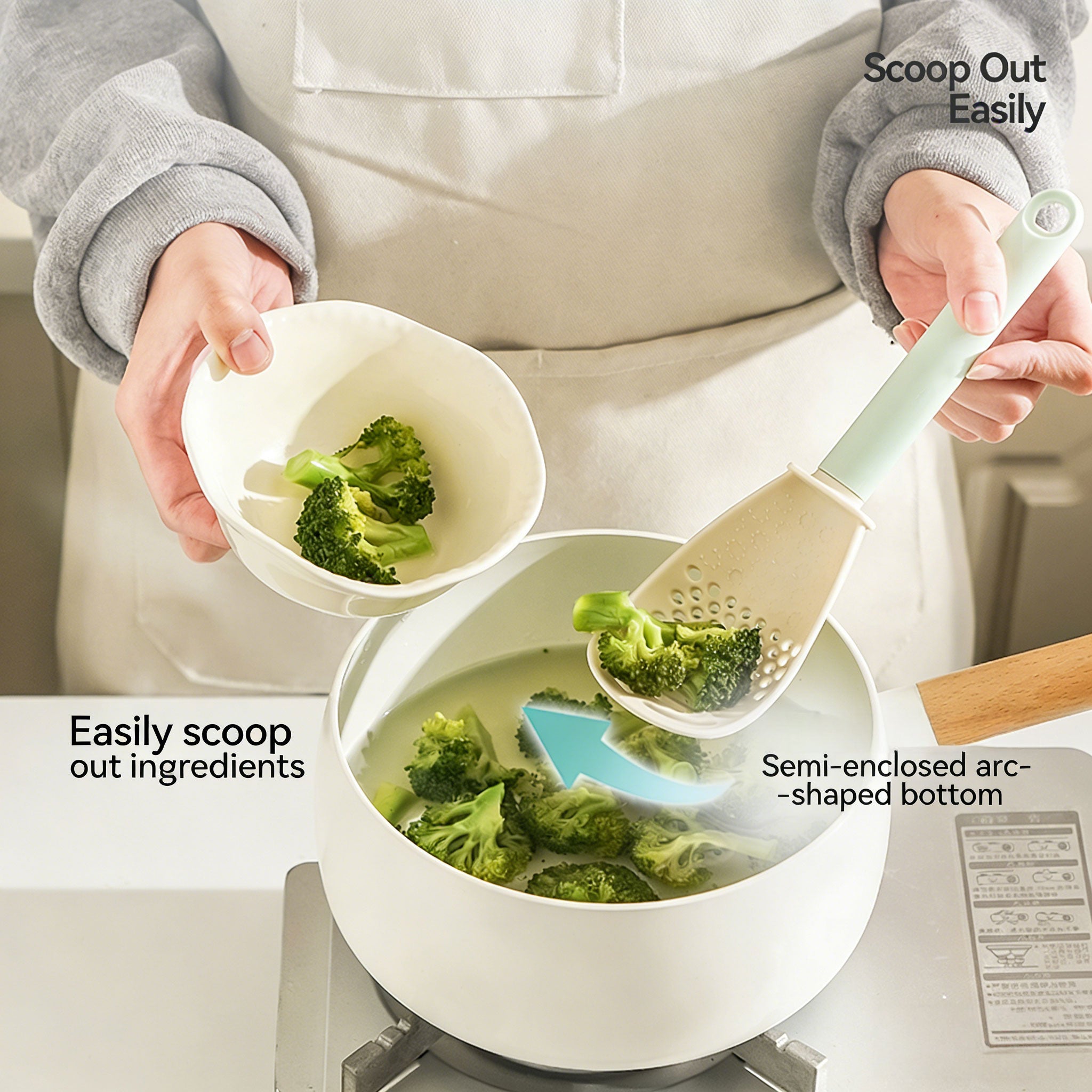 Multifunctional Cooking Spoon-Scoop Out Easily